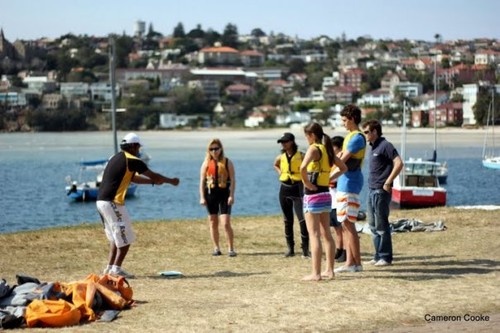 Teach UNSW sailing club members - United We Sail &copy; Cameron Cooke
